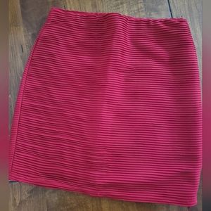 Red Mini Skirt